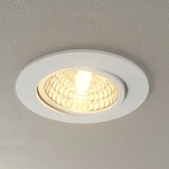 MEGAMAN LED indbygningslampe Rico 6,5 W hvid