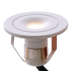 Deko-Light LED indbygningsloftlampe Punto Lumi, hvid, 1 W, 3.000 K