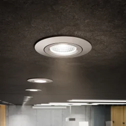 LED indbygningsspot Diled, Ø8,5 cm, 10 W, Dim-To-Warm, stål^Sigor New