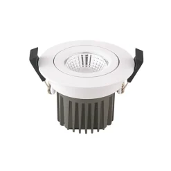 LED indbygningsspot Diled, Ø 8,5 cm, 10 W, Dim-To-Warm, hvid^Sigor