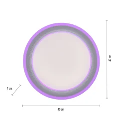 LED loftslampe Sfærisk, CCT, RGB, Ø 40cm^JUST LIGHT. GmbH Online