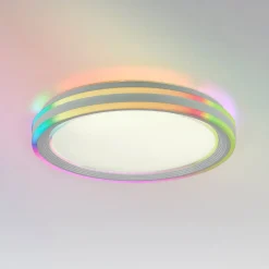 JUST LIGHT. GmbH LED loftslampe Sfærisk, CCT, RGB, Ø 48cm