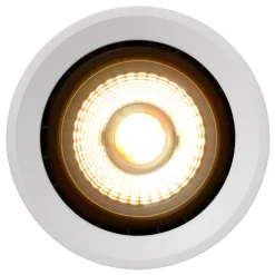 LED loftspot Fedler, Ø 12 cm, hvid, dæmpbar, aluminium^Lucide Best