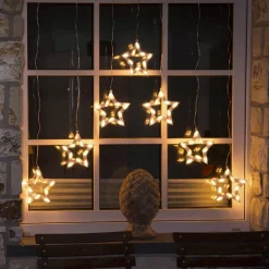 Konstsmide Christmas LED lysgardin stjerner 70-flg.