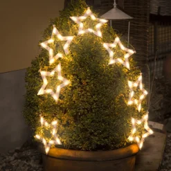 Konstsmide Christmas LED lysgardin stjerner 70-flg.