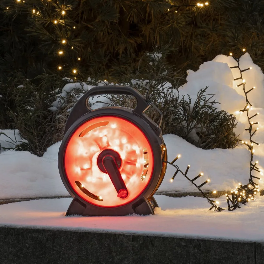 Konstsmide Christmas LED lyskæde Compact varm hvid 200 LED'er 4,38 m