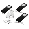 Hera Underskabsbelysning>LED Slim-Pad F underskabslampe 3 stk. 3.000 K sort