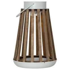 LED solar bordlampe Catania lavet af birketræ^STAR TRADING Best