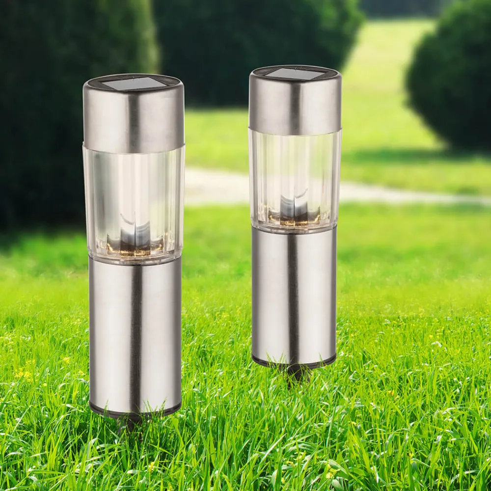 Globo LED solcelle dekorationslampe Aro, jordspyd, 4-sæt