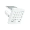 Brilliant LED solcelle udendørs vægspot Luton Sensor, hvid, bredde 13 cm