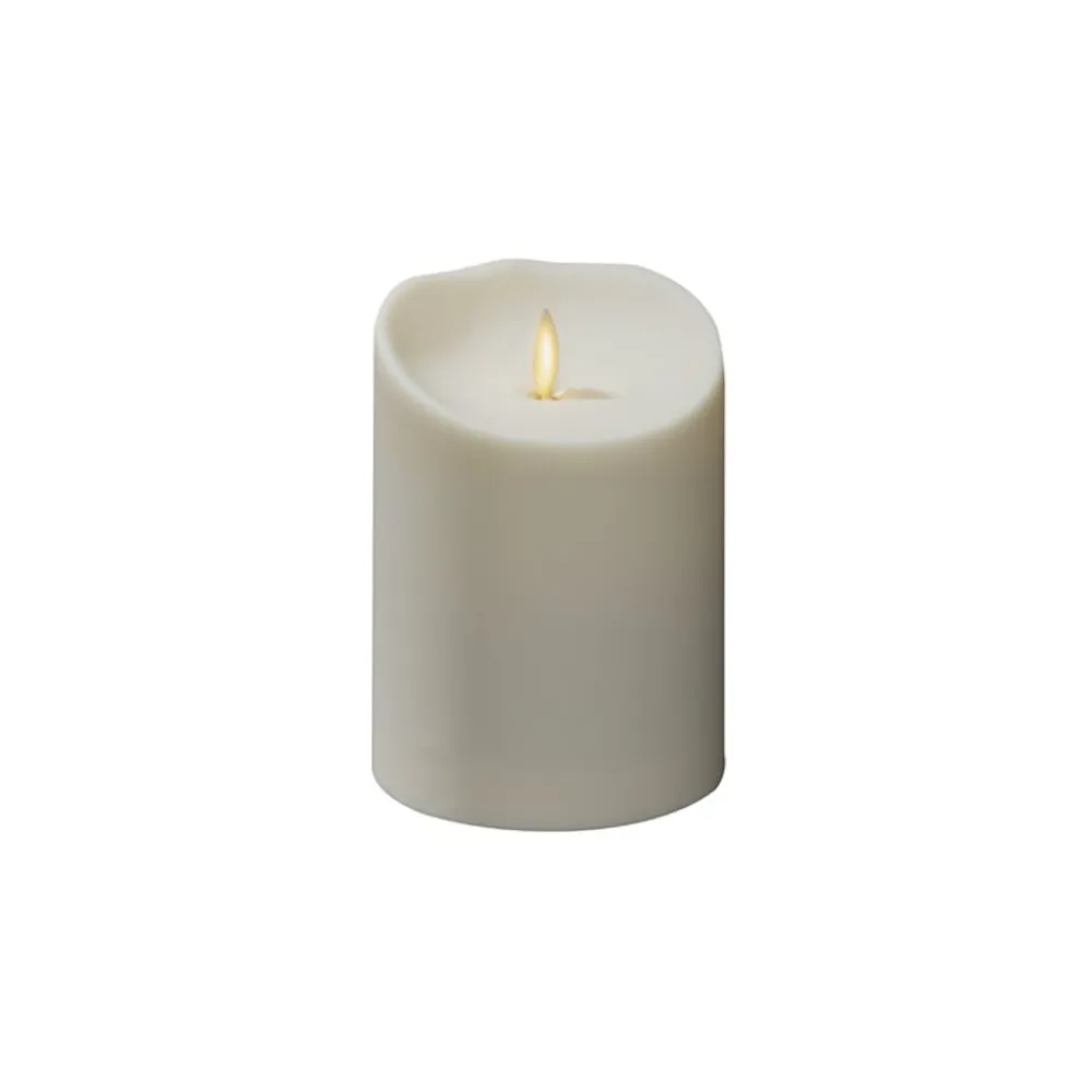 Konstsmide Christmas Julepynt|Led Stearinlys>LED stearinlys IP44 cremehvid smeltet højde 14 cm