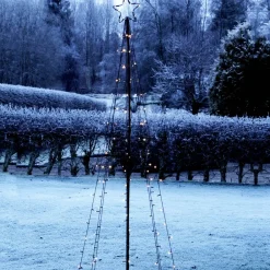 STAR TRADING LED udendørs dekoration Lystræ, LED'er delvist blinkende