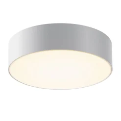LED udendørs loftlampe Zon, hvid, Ø 22 cm, 3.000 K, metal^Maytoni Sale