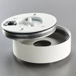 LED udendørs loftslampe Girona, hvid^Heitronic Best