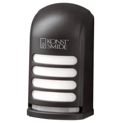 LED udendørs væg påbygningslampe Prato med sensor^Konstsmide Online