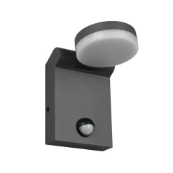 Trio Lighting LED udendørs væglampe Adour, antracit, sensor, kipbar, CCT