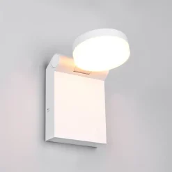 LED udendørs væglampe Adour, mat hvid, kipbar, CCT, IP44^Trio Lighting Sale