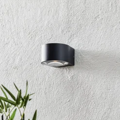 CMD LED udendørs væglampe 9029 med glaslinser