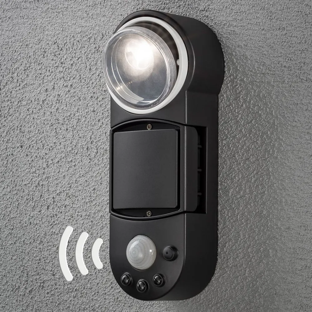 Konstsmide LED udendørs væglampe Prato batteridrevet, 10 cm