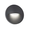 Viokef Væglamper>LED udendørs væglampe Vita, mørkegrå, Ø 14 cm