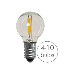 LED udskiftningspære E10 0,5W klar 23-55VAC/DC 3xSet^STAR TRADING New