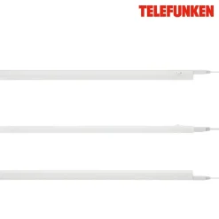 Telefunken LED underskabslampe Hephaistos, hvid, længde 57 cm