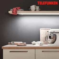 LED underskabslampe Hephaistos, hvid, længde 87 cm^Telefunken