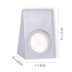 LED underskabslampe Theo, firkantet, sæt med 3 stk^JUST LIGHT. GmbH New