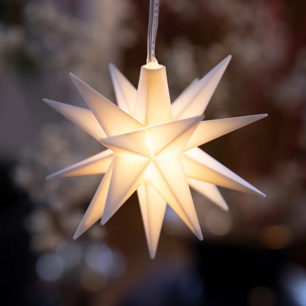 STERNTALER LED-babystjerne, inde, 18-takket, batteri, hvid