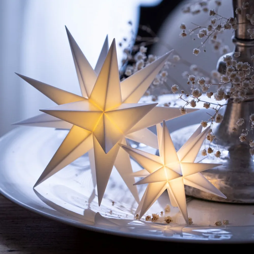 STERNTALER LED-babystjerne, inde, 18-takket, batteri, hvid