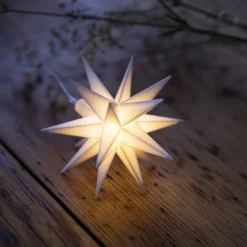 STERNTALER LED-babystjerne, inde, 18-takket, batteri, hvid