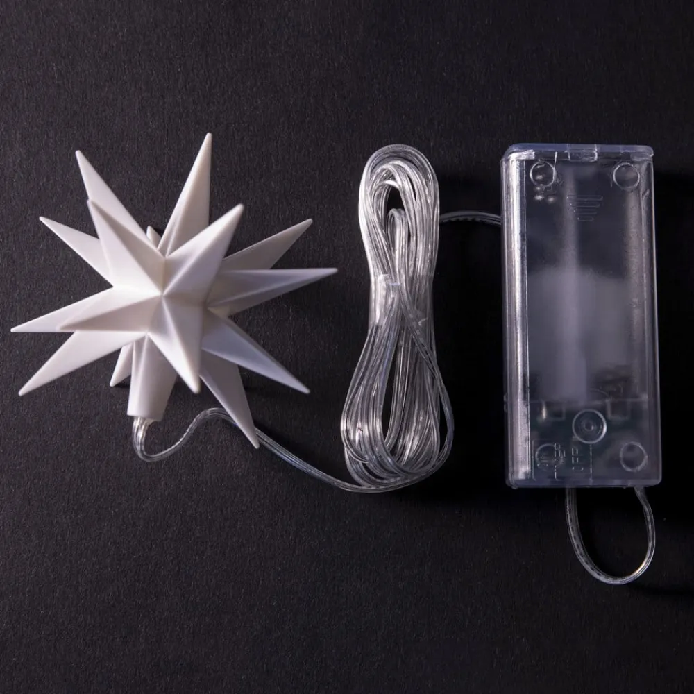 STERNTALER LED-babystjerne, inde, 18-takket, batteri, hvid