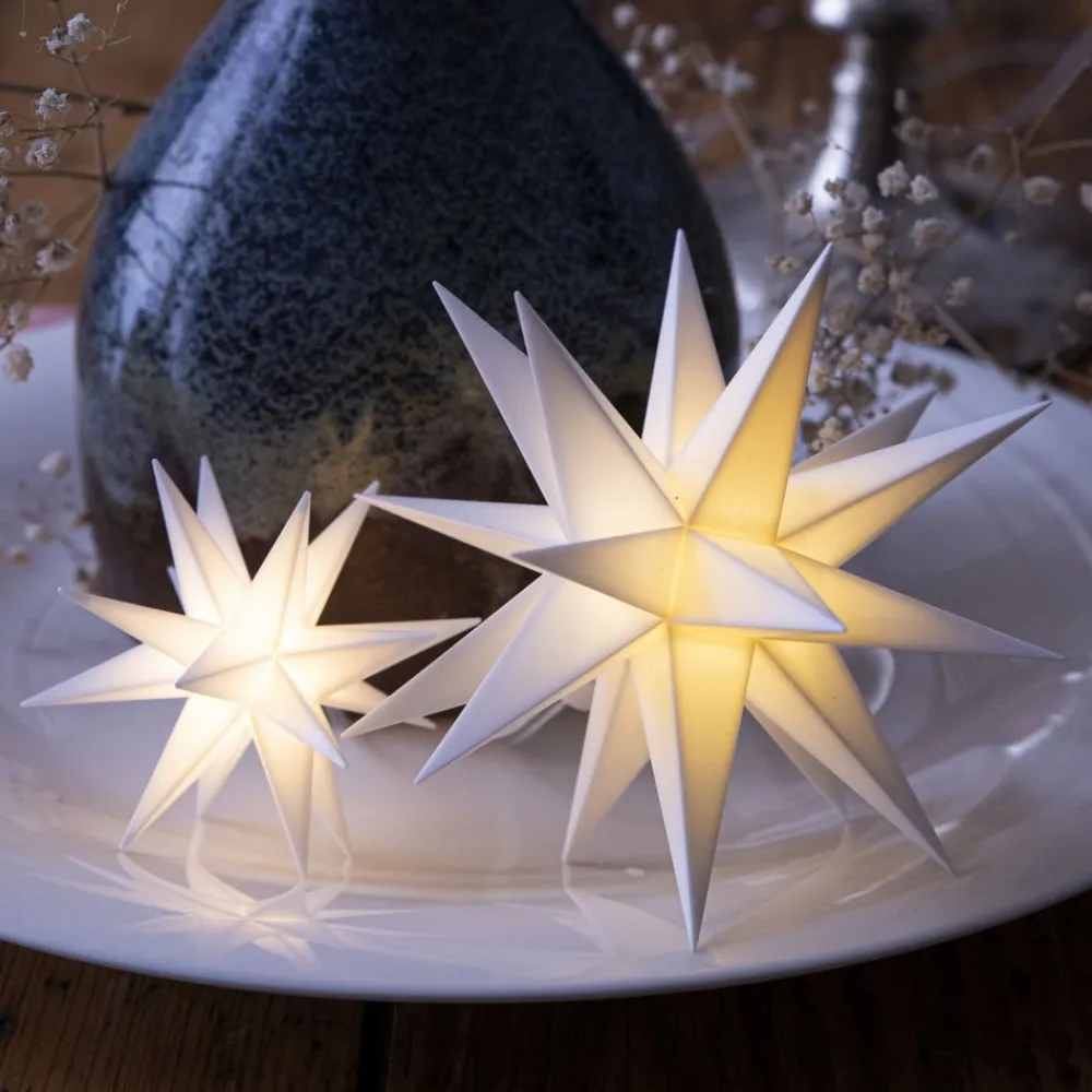 STERNTALER LED-babystjerne, inde, 18-takket, batteri, hvid