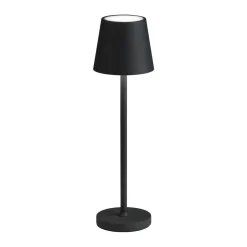 LED-bordlampe 5097, genopladeligt batteri IP54 dæmpbar sort^LCD Best