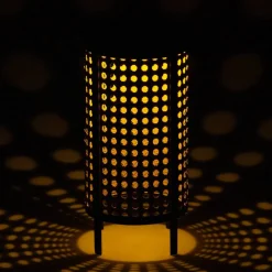 LED-bordlampe 48929, højde 26 cm, sort/beige^EGLO Online