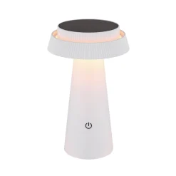 LED-bordlampe 36624, hvid, genopladeligt batteri, CCT, IP54, dæmpbar^Globo Discount