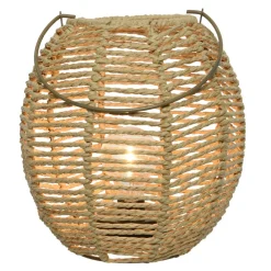 Kaemingk Dekorationsbelysning>LED-bordlampe 898043, lanterne, kabelflet