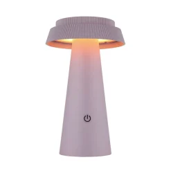 Globo LED-bordlampe 36624, pink, genopladeligt batteri, CCT, IP54, dæmpbar