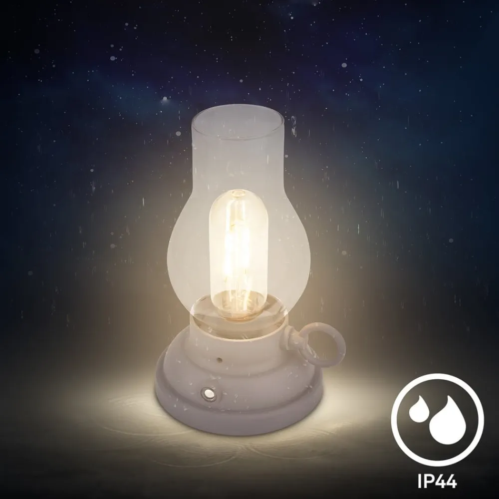 Briloner Dekorationsbelysning>LED-bordlampe Brilo unplugged Kanea, antracit, 18 cm