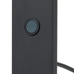 ORION LED-bordlampe Fati, sort, højde 60 cm, aluminium, dæmper