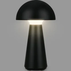 LED-bordlampe Fungo, genopladelig, sort^Briloner Sale