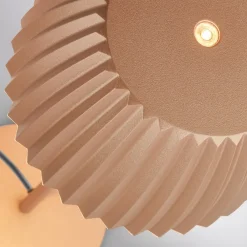 Briloner LED-bordlampe Loca, brun, højde 36 cm, metal/plast