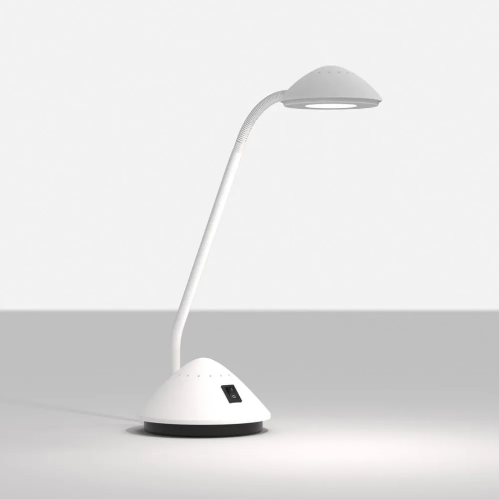 Maul Bordlamper>LED-bordlampe arc, hvid, højde 38 cm, fleksibel