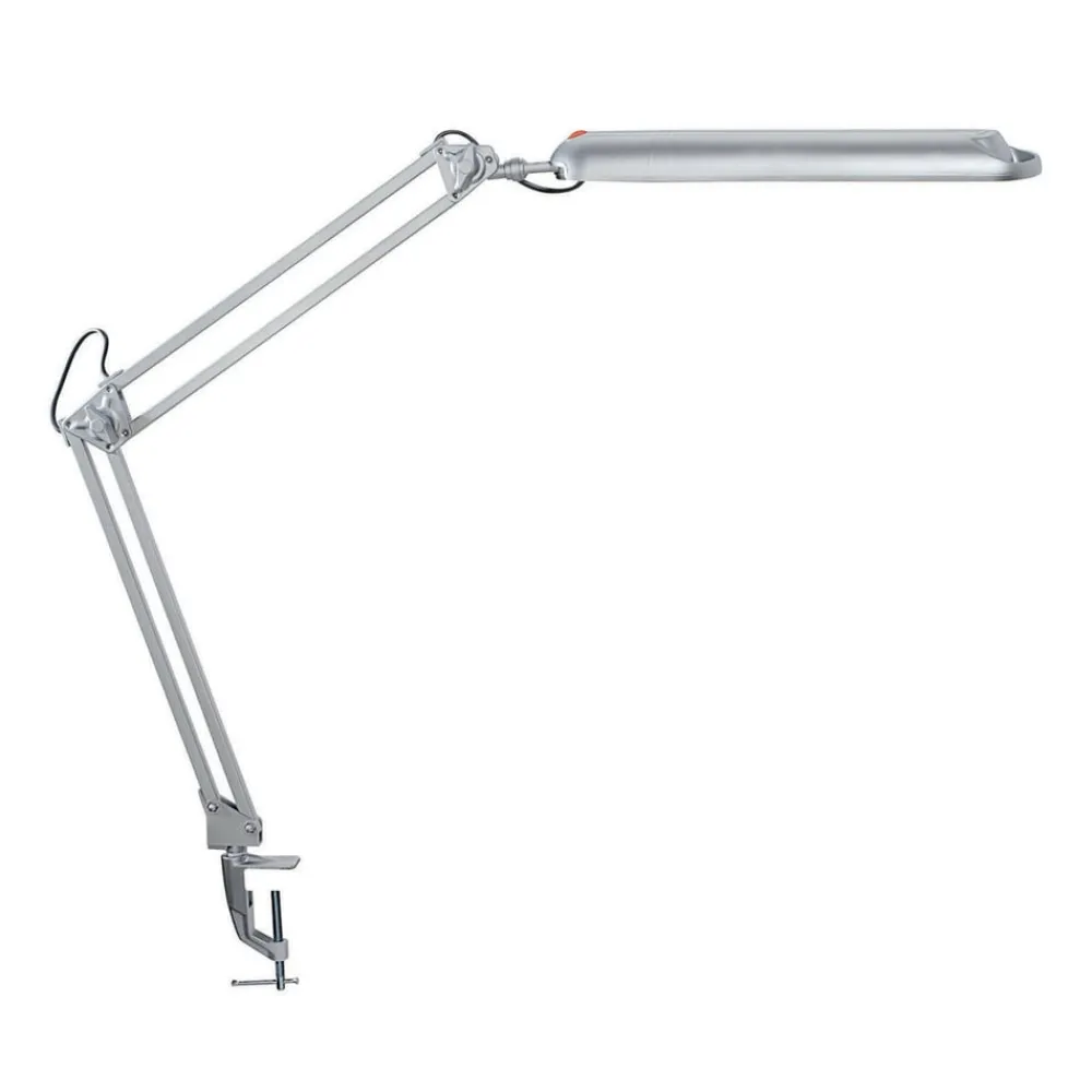 Maul LED-bordlampe atlantic, sølv, højde 38 cm, klemmefod