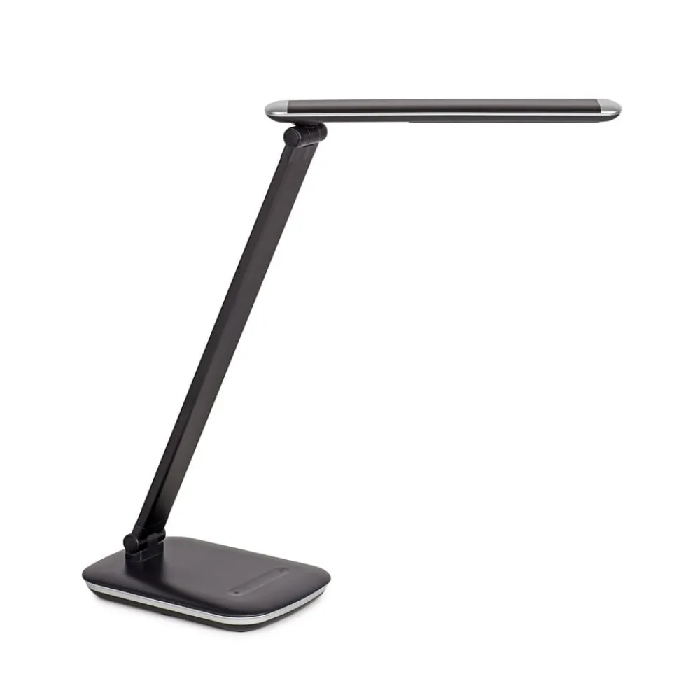 LED-bordlampe jazzy, sort, højde 43 cm, dæmpbar USB-port^Maul Discount