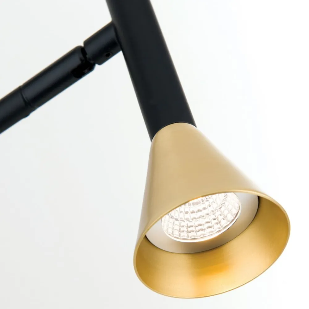 LED-bordlampe Odeon, sort, drejelig^ORION Online