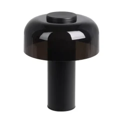 LED-bordlampe Ponente, Ø 16 cm, sort, CCT, dæmpbar^EGLO New