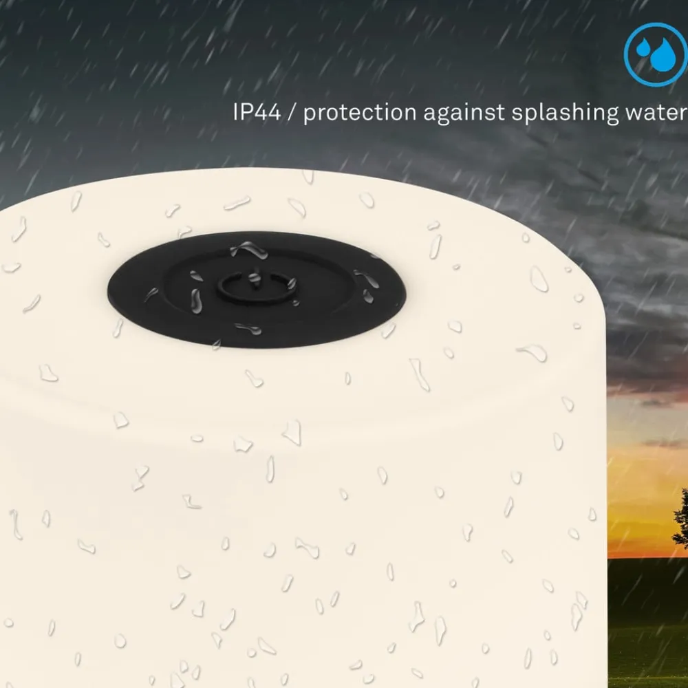 Briloner LED-bordlampe Smal, sort, 2.700K, dæmpbar