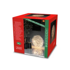 LED-dekorativ lyskugle, Ø 25 cm, 80 LED'er^Konstsmide Christmas Discount