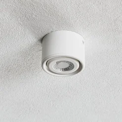 Fabas Luce LED-downlight Anzio, vippelig, hvid
